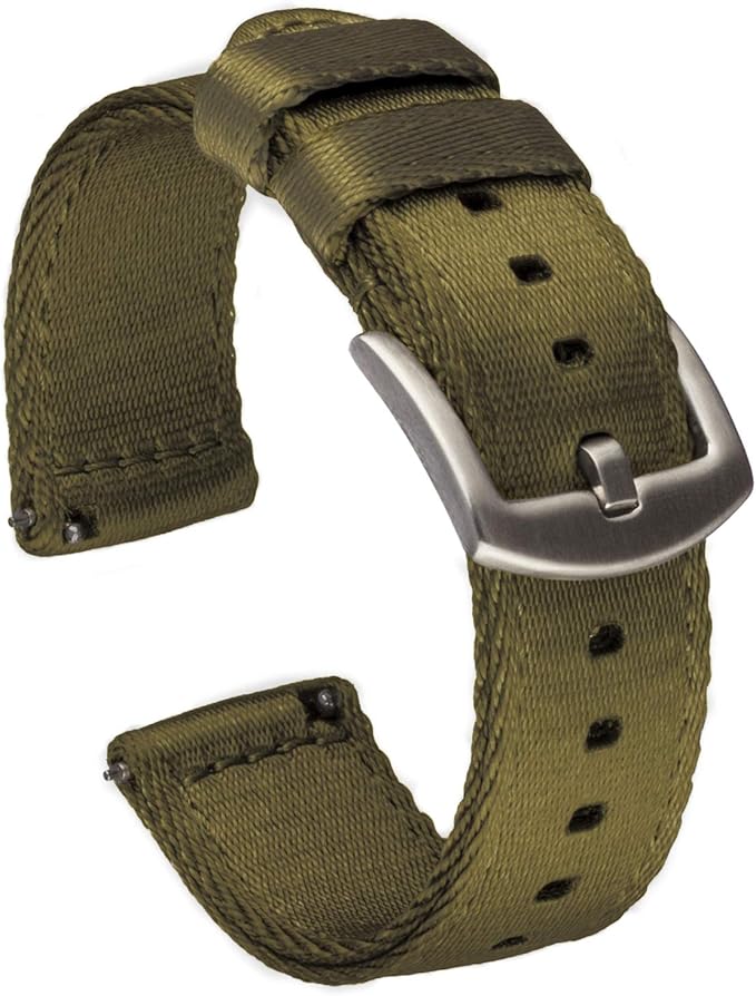 Special forces tactical watch band with reinforced edges