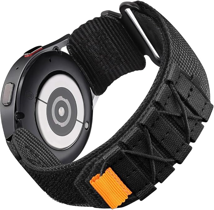 Durable nylon tactical watch strap for military use
